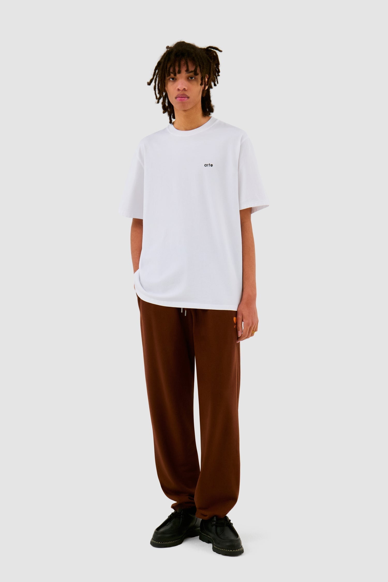 T-shirt Flower Poster - Blanc