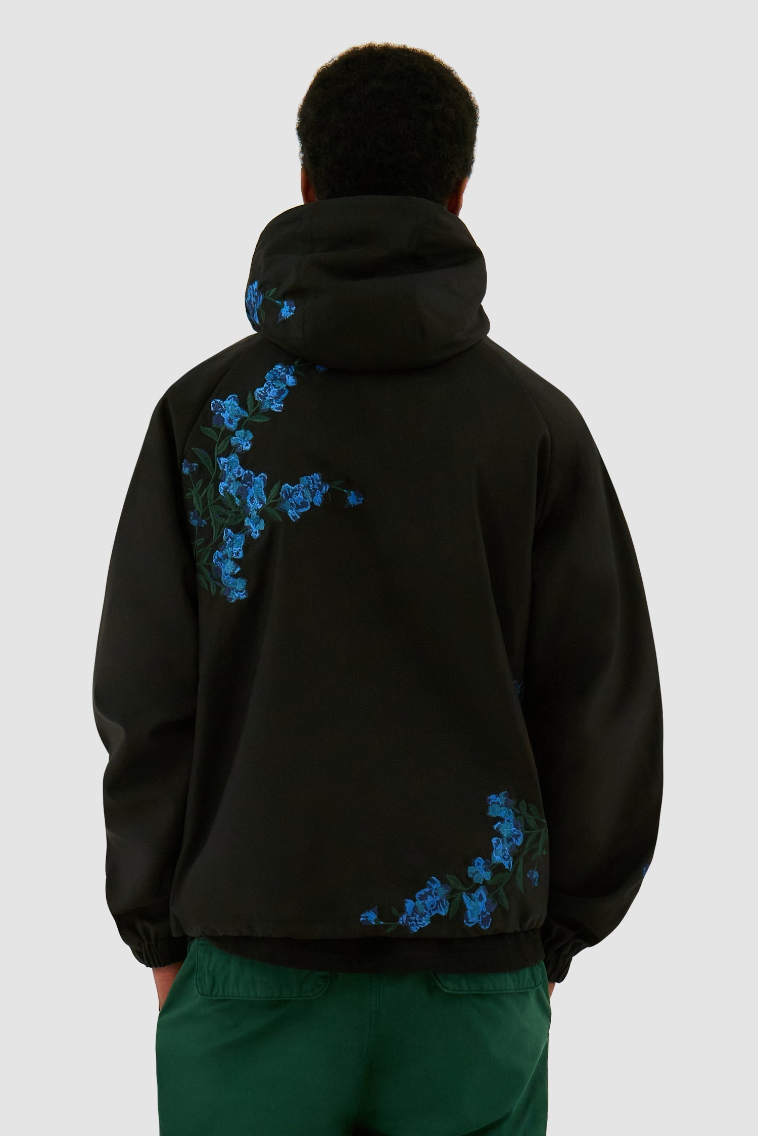 Veste à point de fleur - Noir