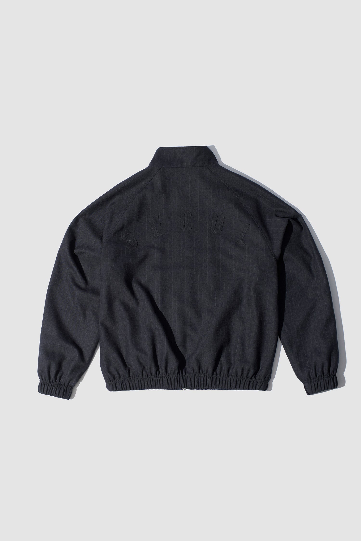 Veste de survêtement à fines rayures - Noir