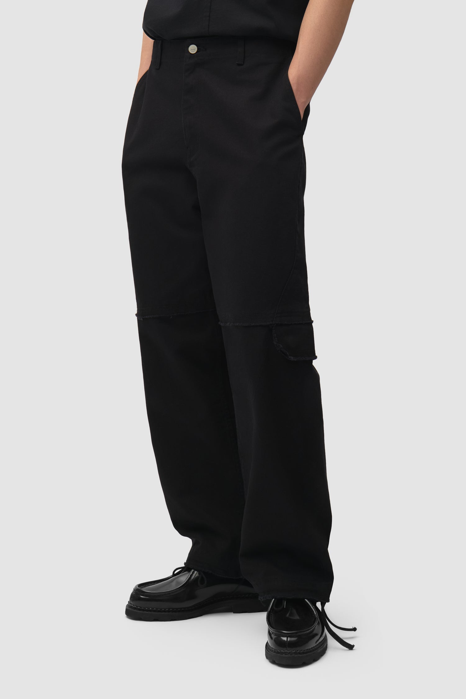 Pantalon cargo déstructuré - Noir