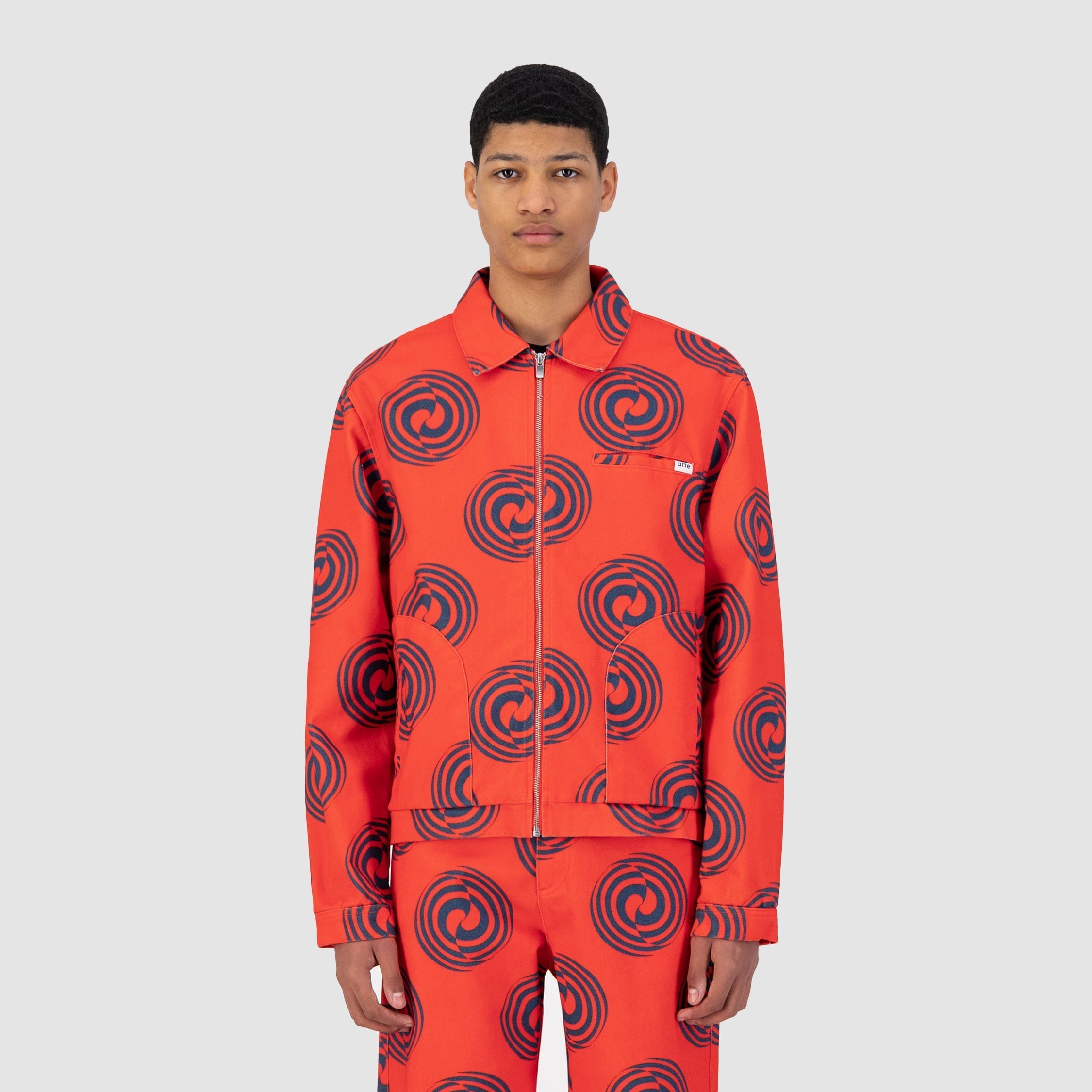 Veste Janco Swirl - Rouge/Marine