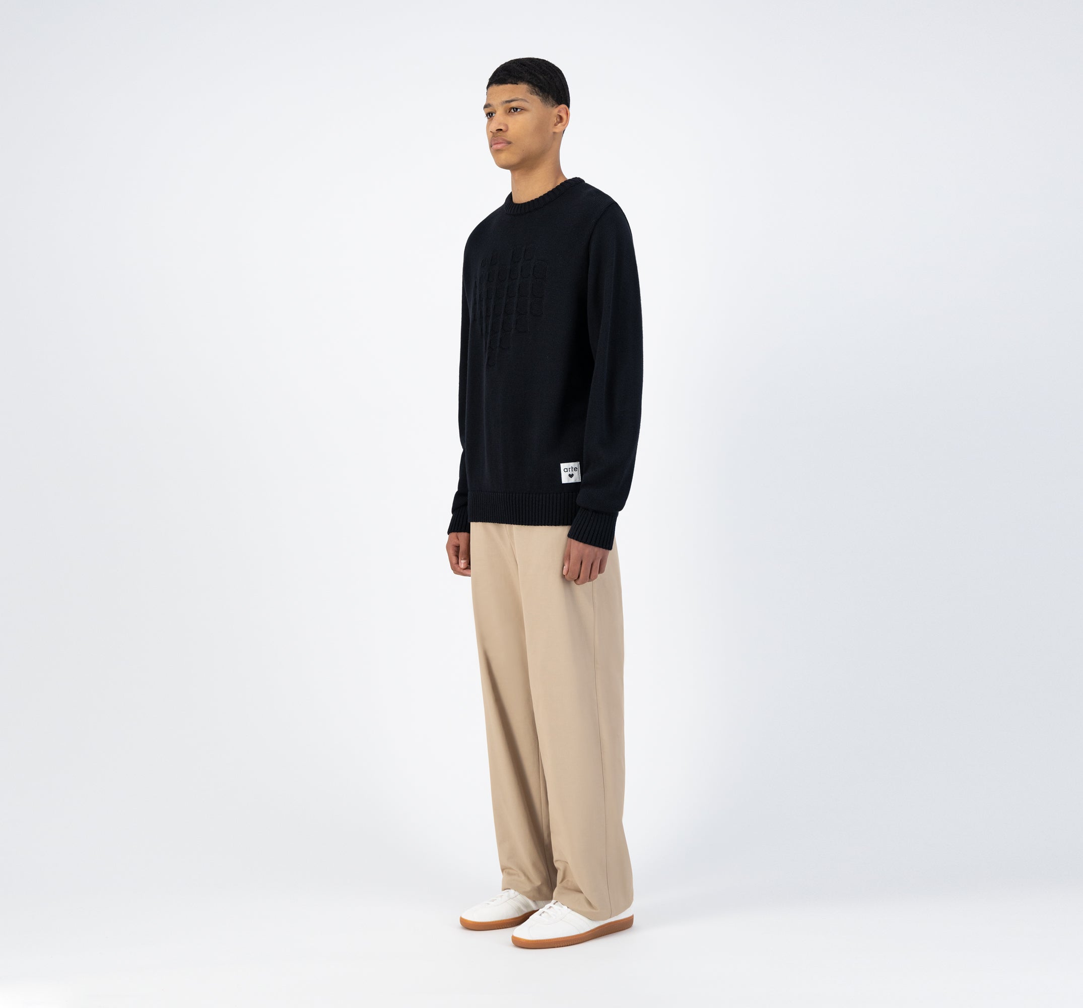 Kewo Heart Knit - Noir