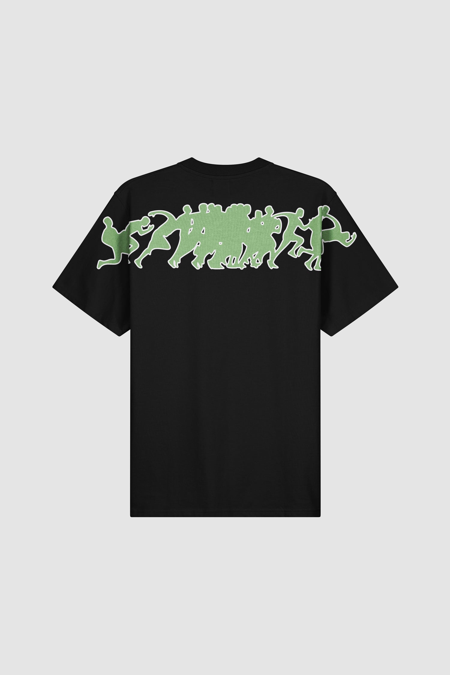 Teo Back T-shirt Multi Runner - Noir