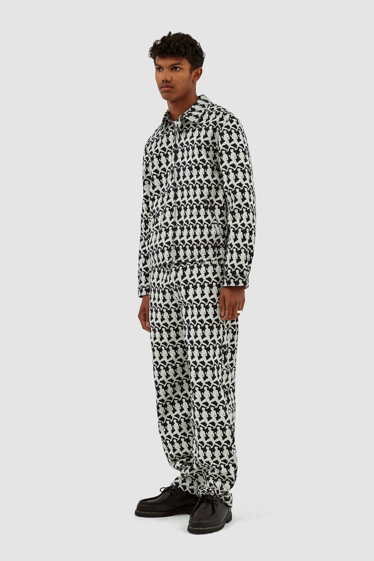 Veste Jones Allover - Marine/Crème