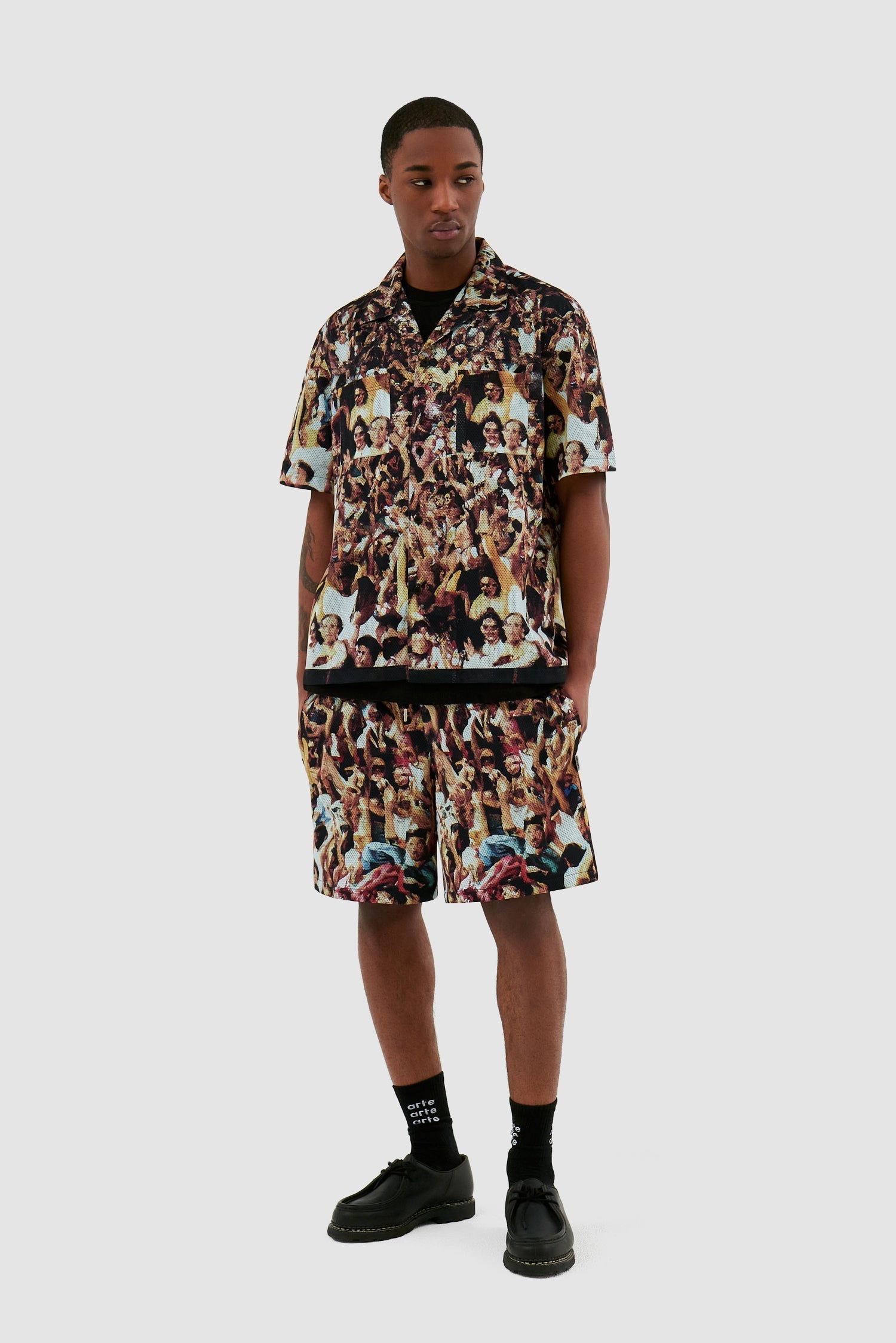 Chemise en maille Scottie - imprimé allover