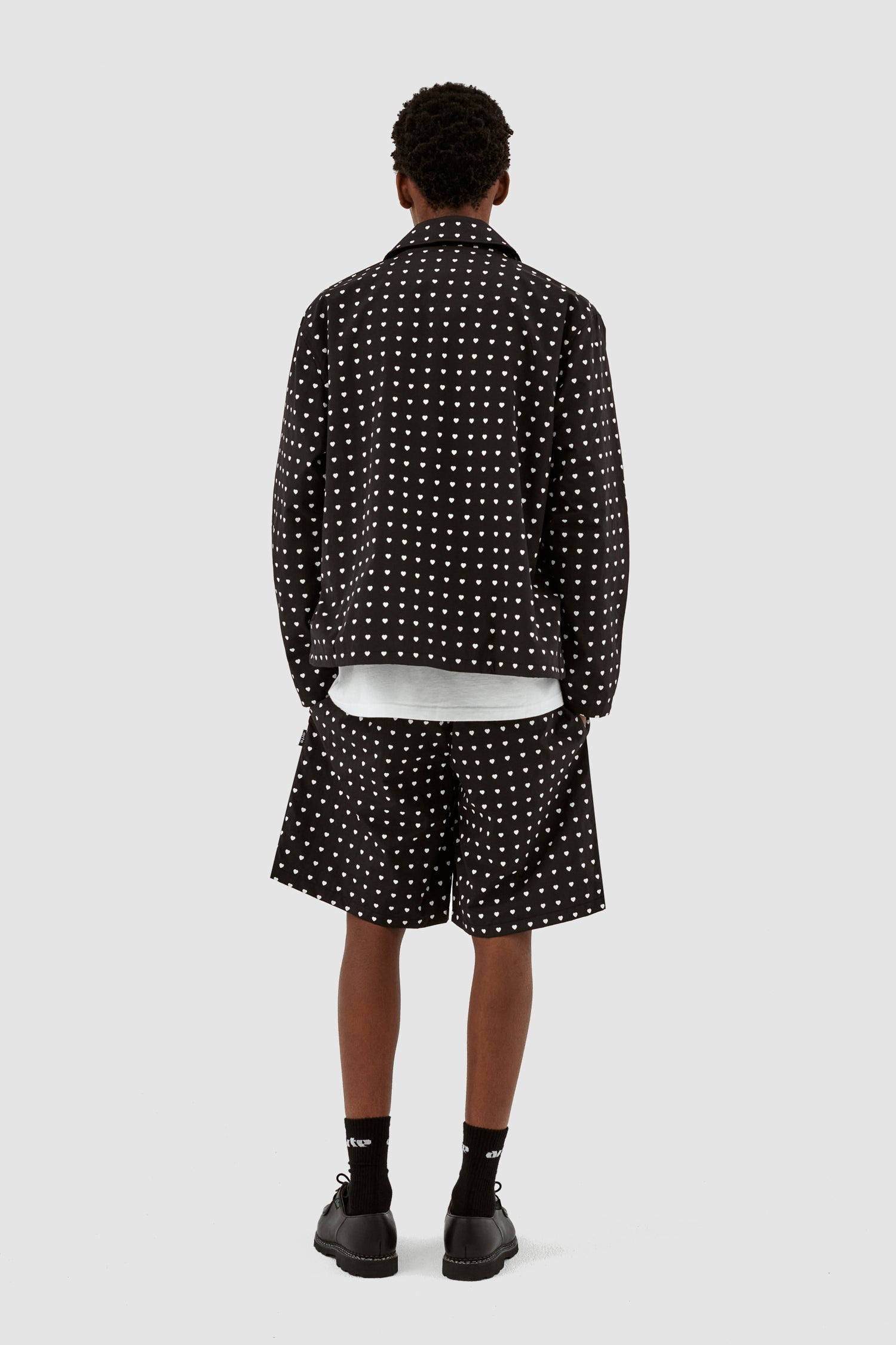 Short Jules Heart - Noir/Blanc