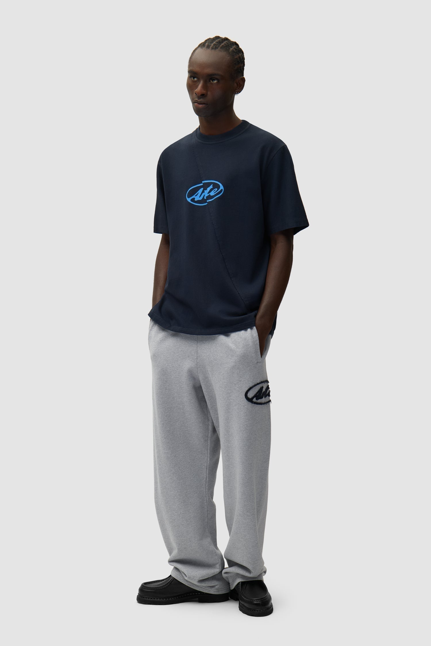 T-shirt avec logo cercle - Bleu marine