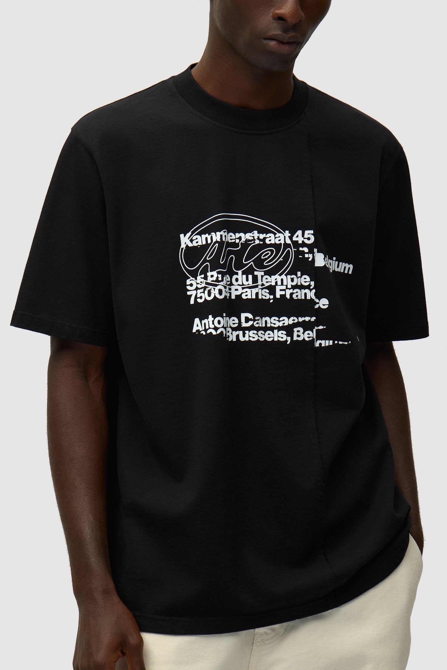 T-shirt Address - Noir