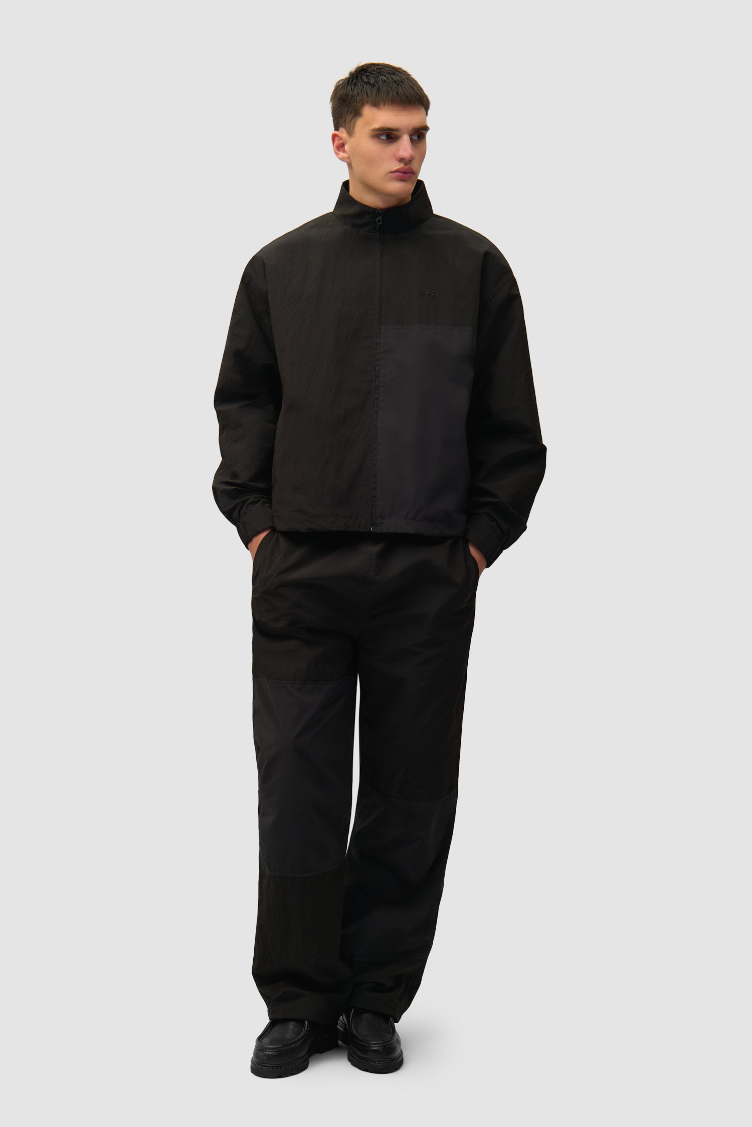 Pantalon de survêtement à carreaux - Noir