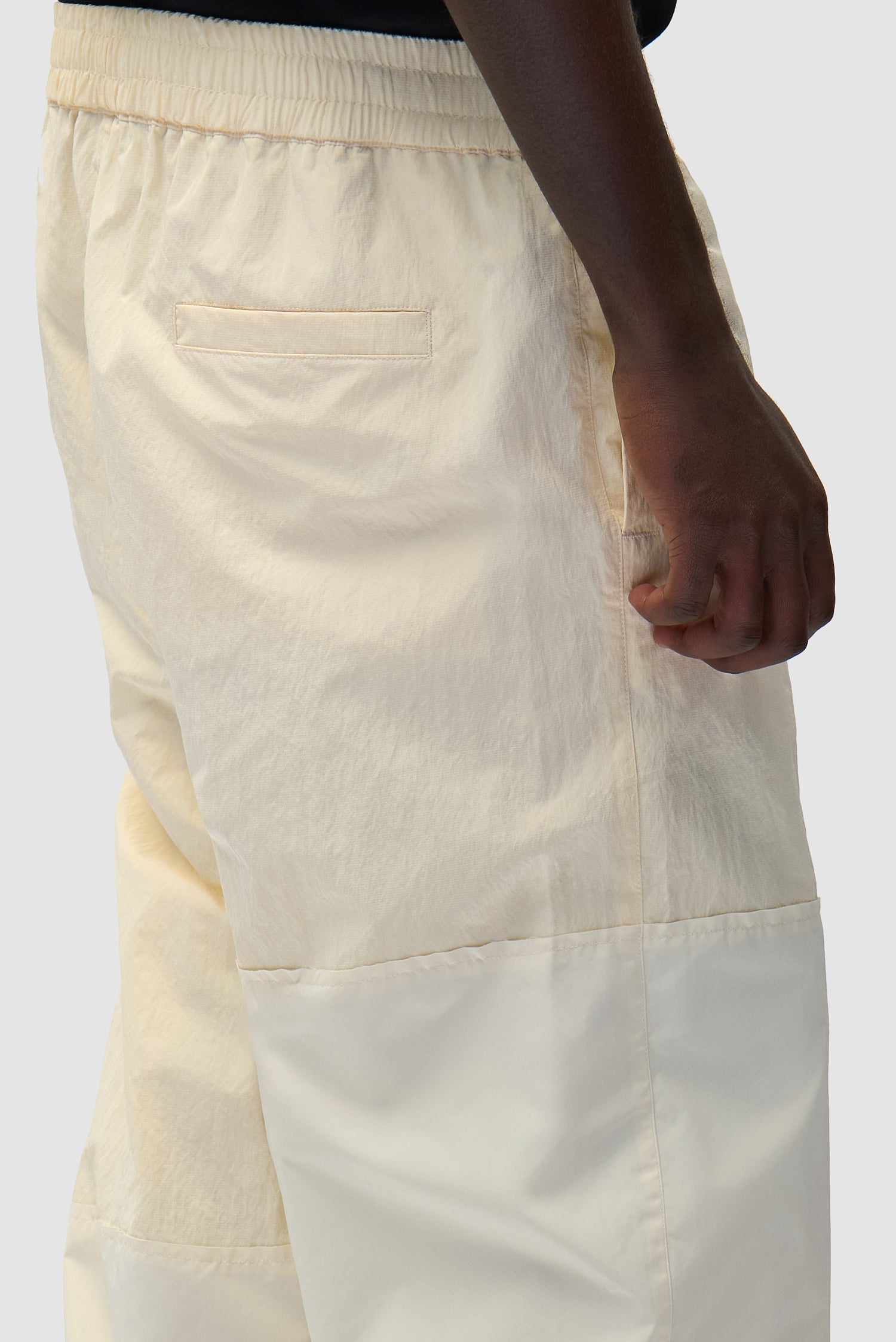 Pantalon de survêtement carré - Crème