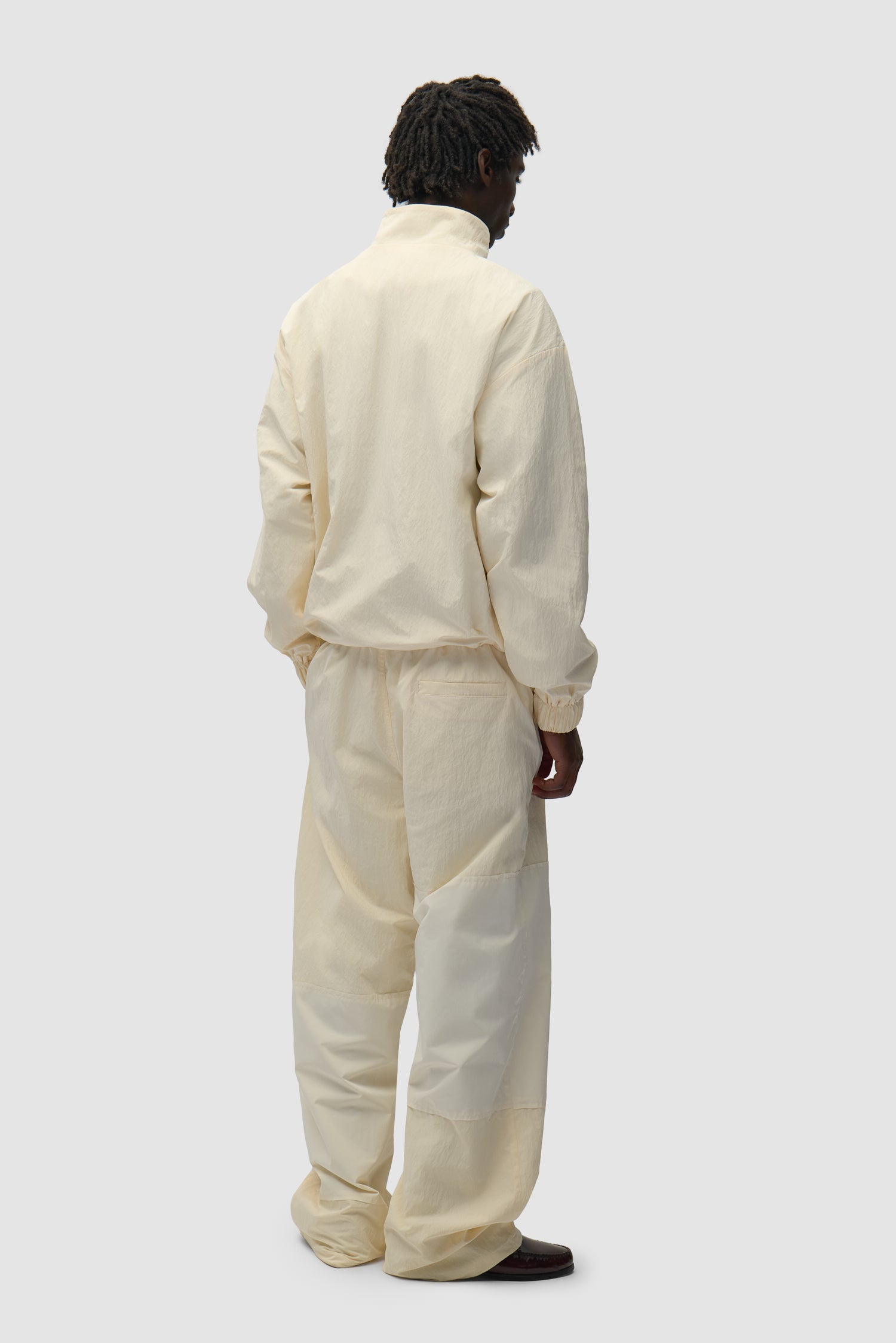 Pantalon de survêtement carré - Crème
