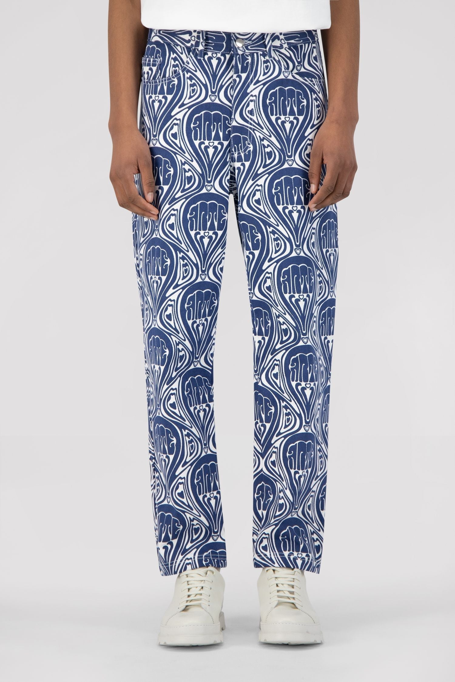 Pantalon Jean Novo - Bleu/Blanc