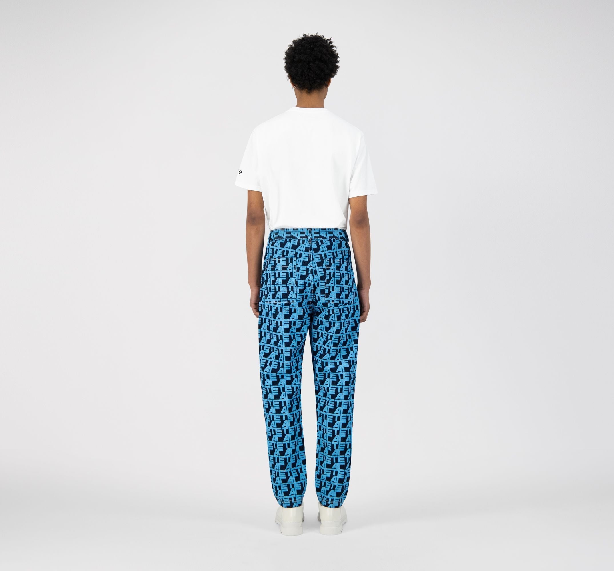 Pantalon en jean allover - Denim imprimé