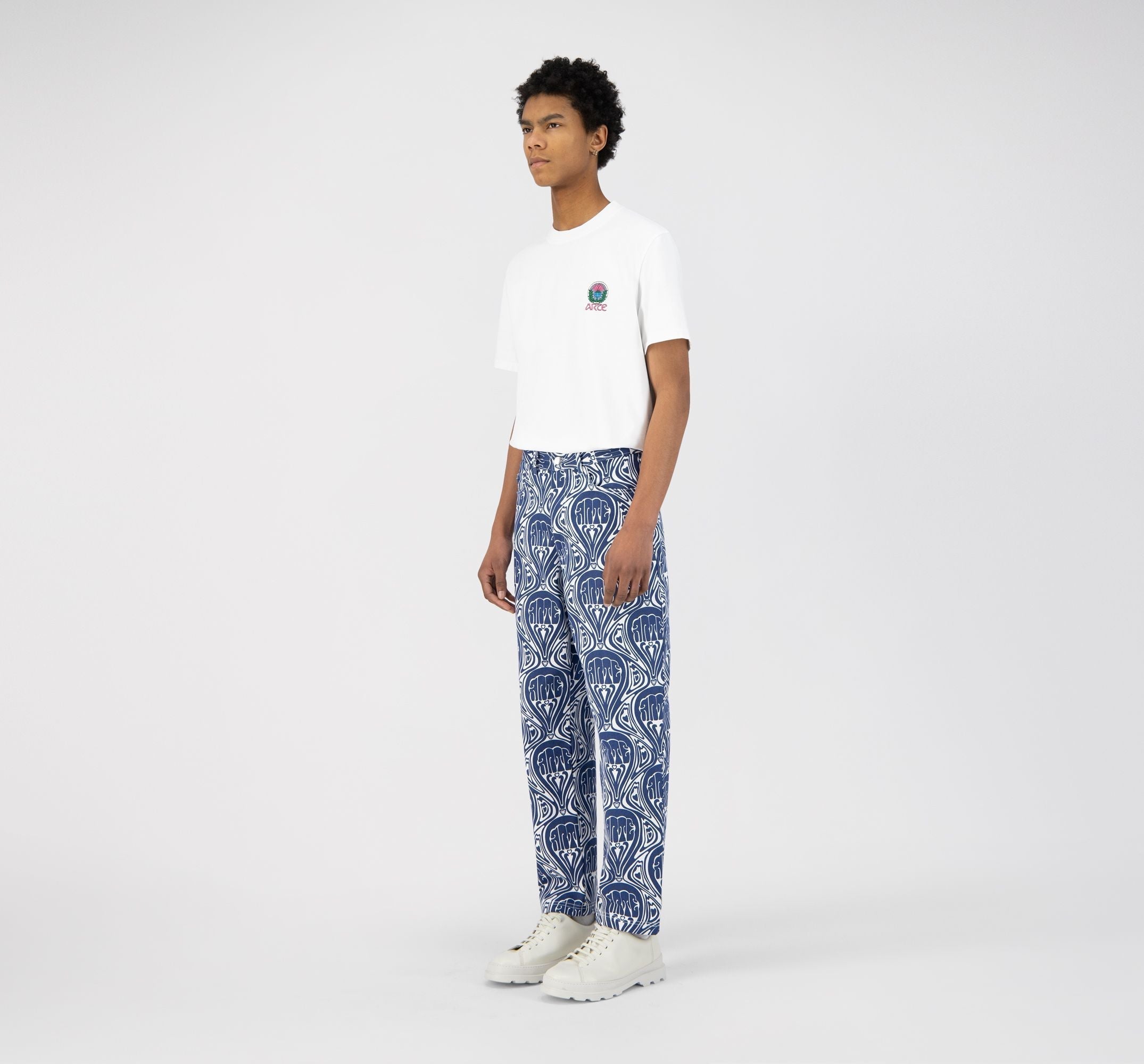 Pantalon Jean Novo - Bleu/Blanc