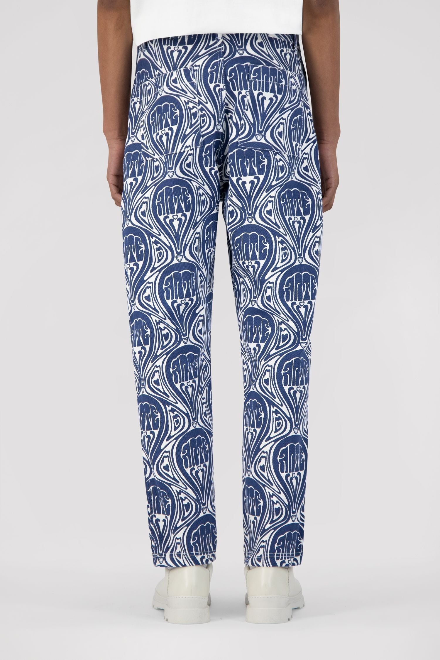 Pantalon Jean Novo - Bleu/Blanc